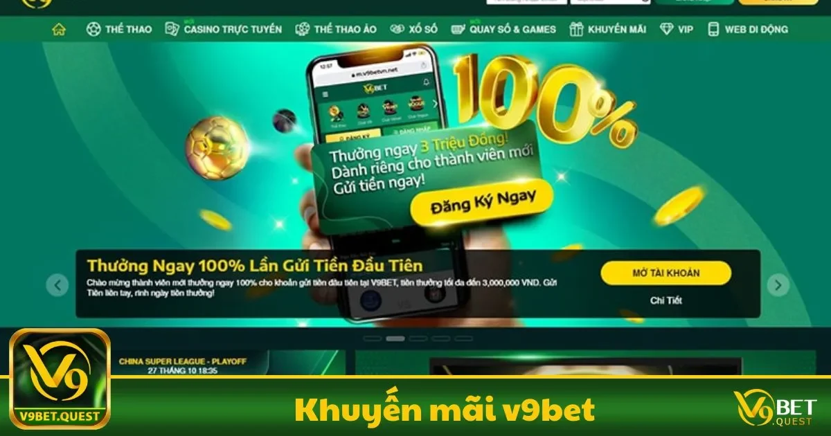 Ưu đãi nạp tiền định kỳ hấp dẫn tại V9BET