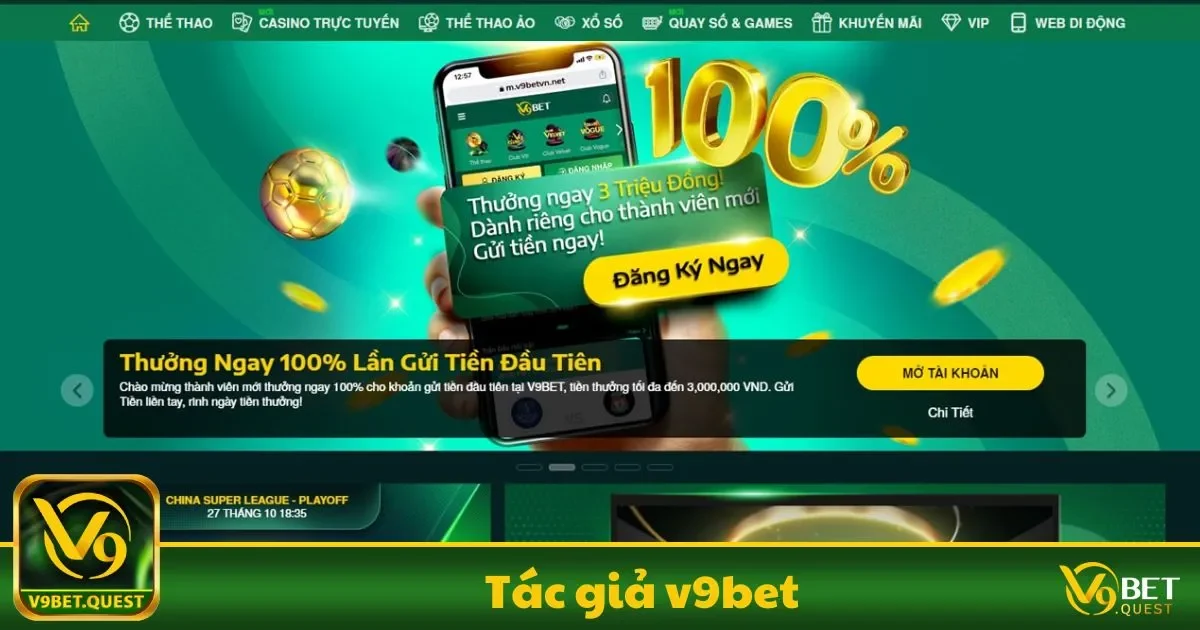 Tác Giả V9BET: Tích hợp công nghệ tiên tiến vào trải nghiệm người dùng
