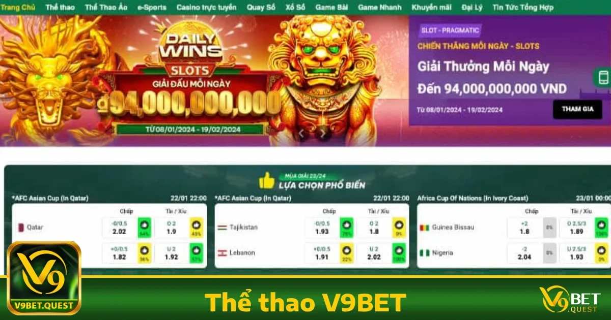 Thể thao v9bet 2 Tại sao nên chọn Thể thao V9BET?